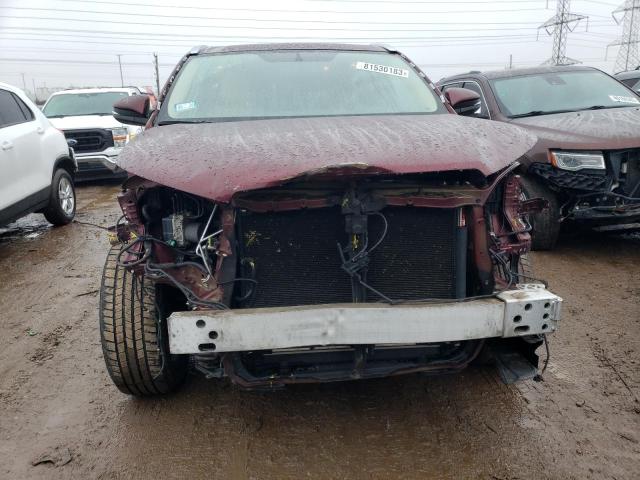 5TDJKRFH5FS092664 - 2015 TOYOTA HIGHLANDER XLE Tünd qırmızı foto 5