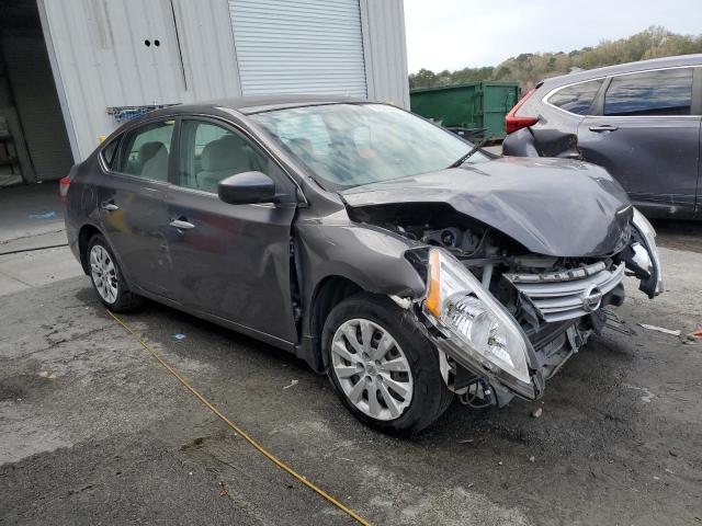 3N1AB7AP2DL750806 - 2013 NISSAN SENTRA S GRAY photo 4