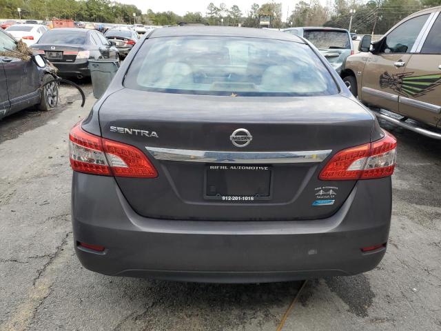 3N1AB7AP2DL750806 - 2013 NISSAN SENTRA S GRAY photo 6