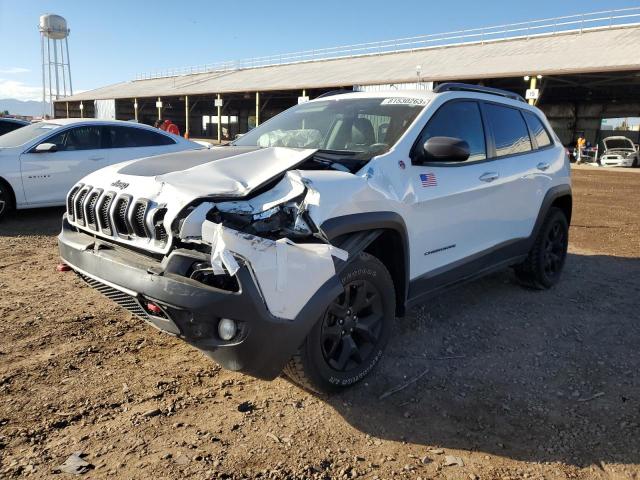 1C4PJMBS7GW359158 - 2016 JEEP CHEROKEE TRAILHAWK WHITE photo 1