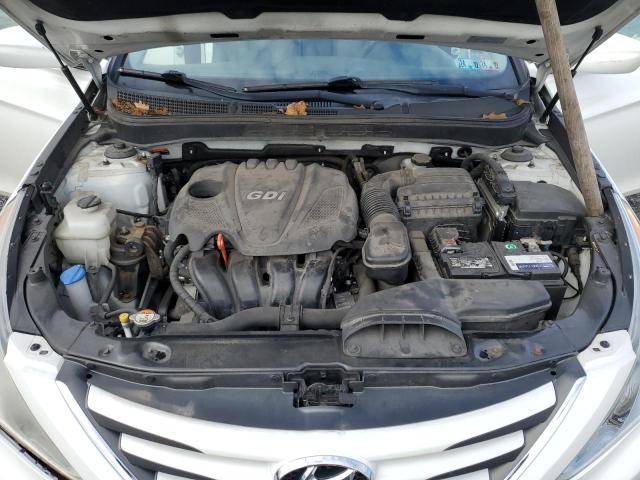 5NPEB4AC1EH860936 - 2014 HYUNDAI SONATA GLS WHITE photo 11