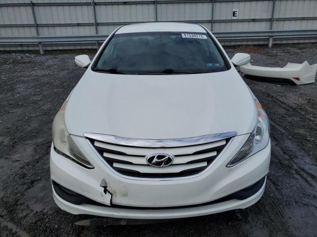 5NPEB4AC1EH860936 - 2014 HYUNDAI SONATA GLS WHITE photo 5