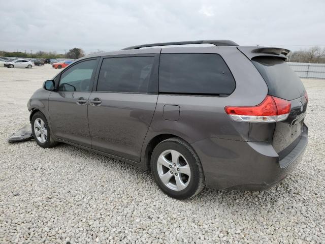 5TDKK3DC9BS139763 - 2011 TOYOTA SIENNA LE CHARCOAL photo 2