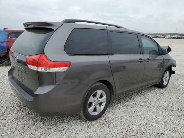 5TDKK3DC9BS139763 - 2011 TOYOTA SIENNA LE CHARCOAL photo 3