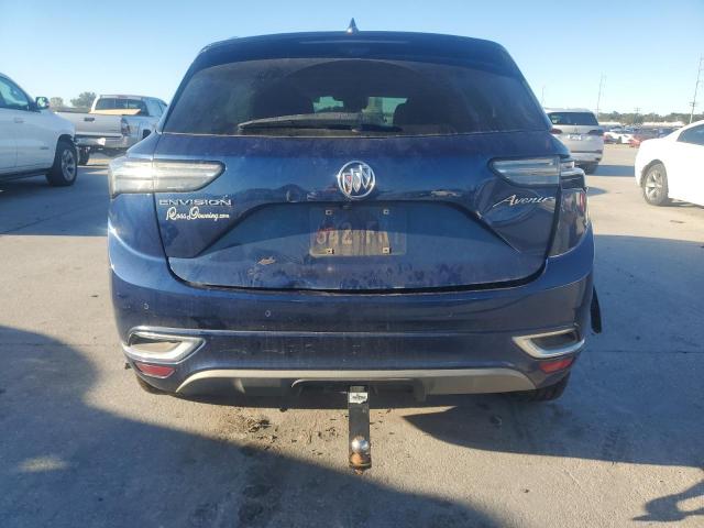 LRBFZRR47ND064268 - 2022 BUICK ENVISION AVENIR BLUE photo 6