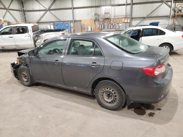 2T1BU4EE7BC609524 - 2011 TOYOTA COROLLA BASE CHARCOAL photo 2