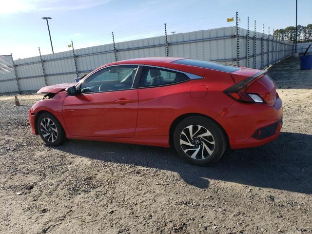 2HGFC4B06GH308111 - 2016 HONDA CIVIC LX RED photo 2