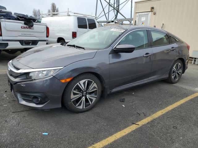 2HGFC1F72GH637300 - 2016 HONDA CIVIC EXL ვერცხლისფერი ფოტო 1