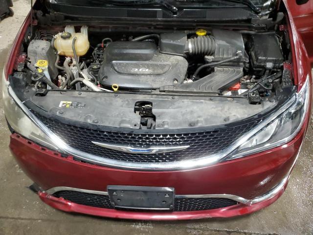 2C4RC1BG9HR777261 - 2017 CHRYSLER PACIFICA TOURING L ბურგუნდია ფოტო 12