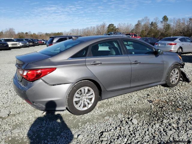 5NPEB4ACXEH890128 - 2014 HYUNDAI SONATA GLS GRAY photo 3