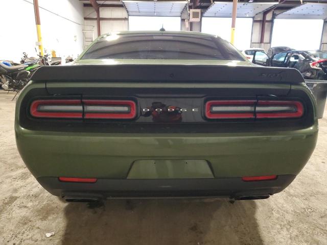 2C3CDZL95NH222718 - 2022 DODGE CHALLENGER SRT HELLCAT REDEYE GREEN photo 6