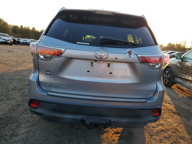 5TDBKRFH1GS248611 - 2016 TOYOTA HIGHLANDER LE SILVER photo 6