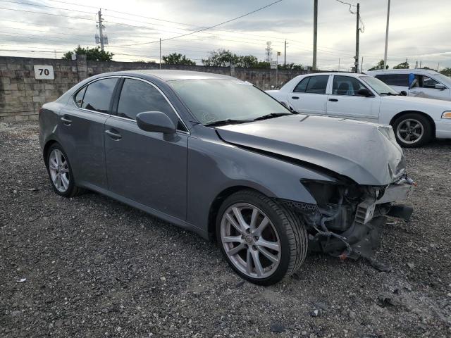 JTHBK262965002170 - 2006 LEXUS IS 250 GRAY photo 4