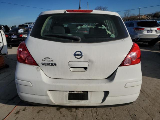 3N1BC1CP9BL514792 - 2011 NISSAN VERSA S WHITE photo 6