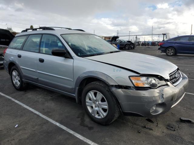 4S4BP61C157318428 - 2005 SUBARU LEGACY OUTBACK 2.5I SILVER photo 4