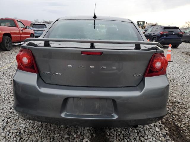 1C3CDZCB0DN757416 - 2013 DODGE AVENGER SXT GRAY photo 6