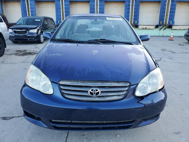 JTDBR32E030006555 - 2003 TOYOTA COROLLA CE BLUE photo 5