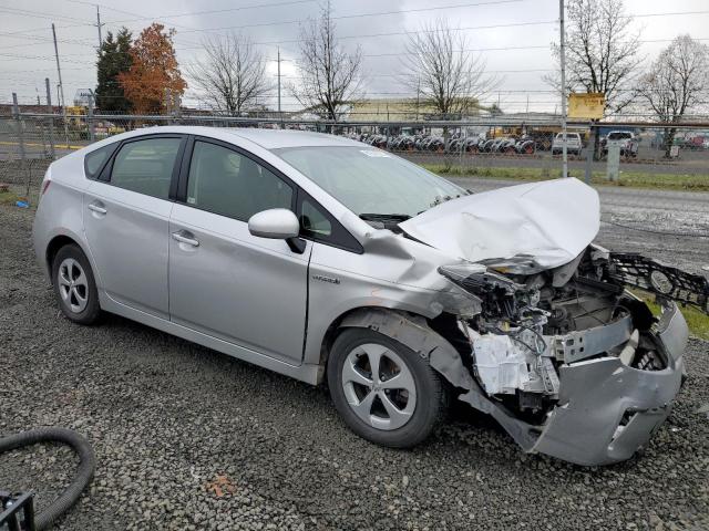 JTDKN3DU4C1592476 - 2012 TOYOTA PRIUS SILVER photo 4