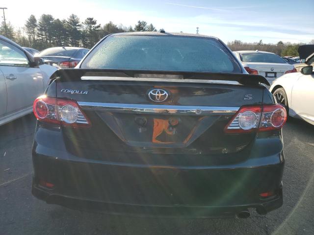 2T1BU4EE8BC615820 - 2011 TOYOTA COROLLA BASE BLACK photo 6