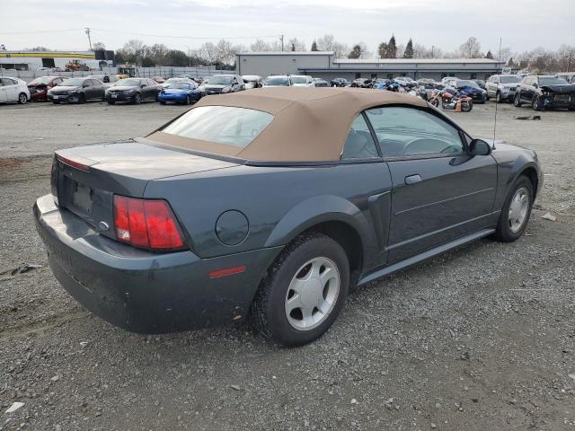 1FAFP444XXF134649 - 1999 FORD MUSTANG GREEN photo 3