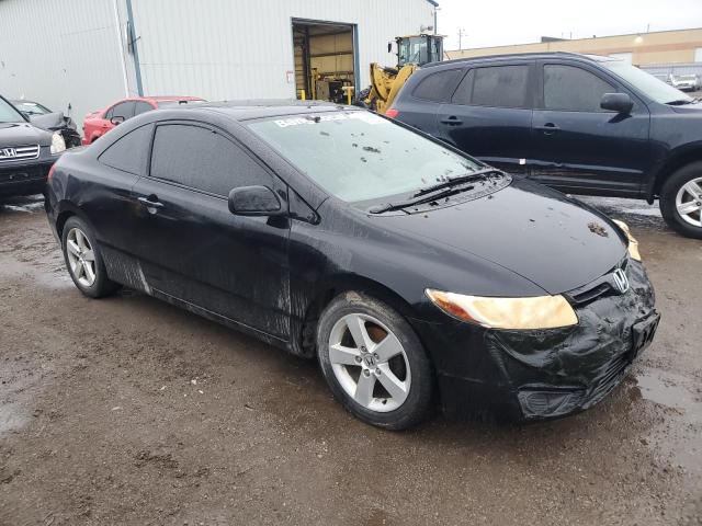 2HGFG12698H014386 - 2008 HONDA CIVIC LX BLACK photo 4