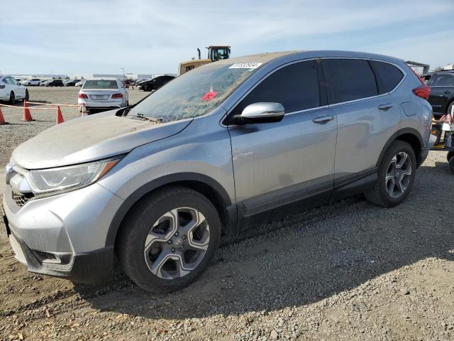 7FARW1H50JE001331 - 2018 HONDA CR-V EX SILVER photo 1