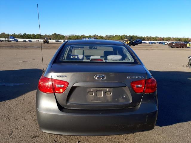 KMHDU46D27U100848 - 2007 HYUNDAI ELANTRA GLS GRAY photo 6