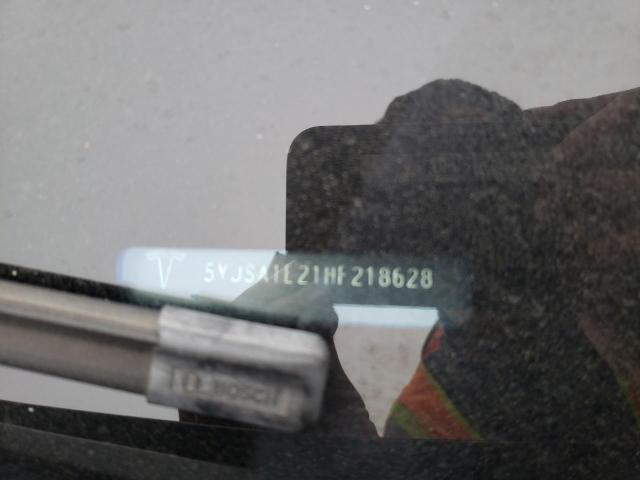 5YJSA1E21HF218628 - 2017 TESLA MODEL S შავი ფოტო 12