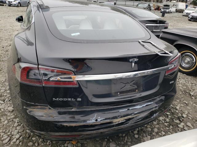 5YJSA1E21HF218628 - 2017 TESLA MODEL S შავი ფოტო 6