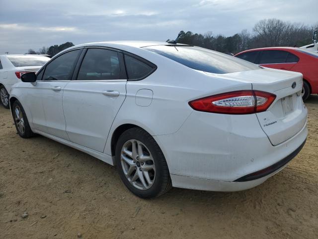 3FA6P0HR3DR165187 - 2013 FORD FUSION SE WHITE photo 2