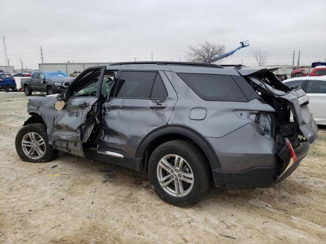 1FMSK7DH1NGB57607 - 2022 FORD EXPLORER XLT GRAY photo 2