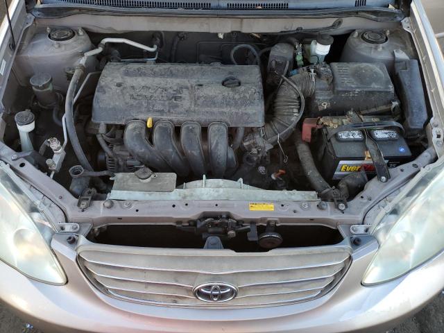 1NXBR32E43Z100121 - 2003 TOYOTA COROLLA CE SILVER photo 11