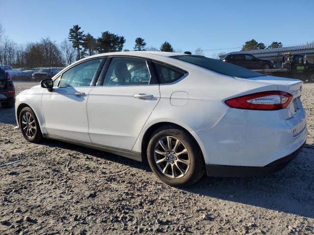 3FA6P0G72FR187927 - 2015 FORD FUSION S WHITE photo 2