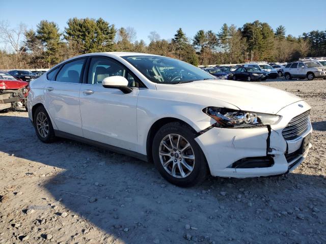 3FA6P0G72FR187927 - 2015 FORD FUSION S WHITE photo 4