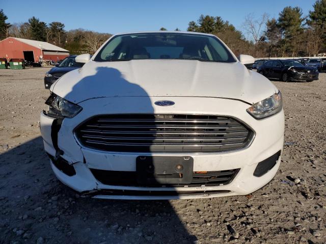 3FA6P0G72FR187927 - 2015 FORD FUSION S WHITE photo 5