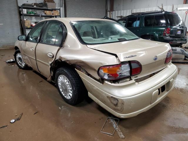 1G1ND52J12M698619 - 2002 CHEVROLET MALIBU BEIGE photo 2