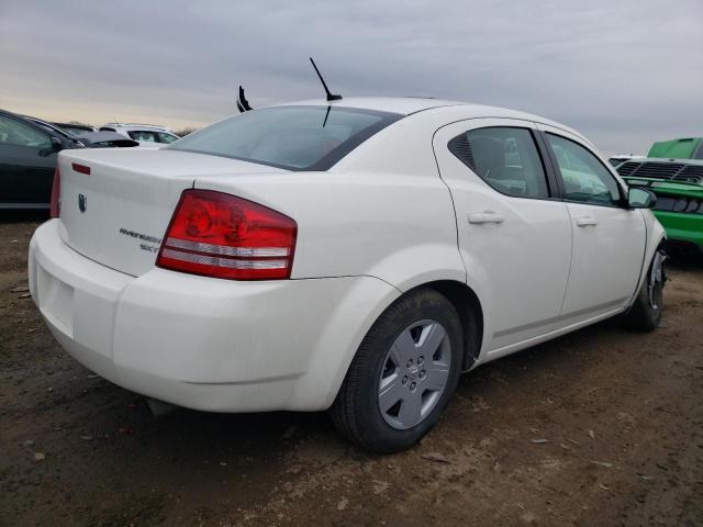 1B3CC4FD1AN144314 - 2010 DODGE AVENGER SXT WHITE photo 3