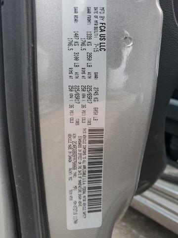 2C4RDGBG5FR750068 - 2015 DODGE GRAND CARA SE SILVER photo 13