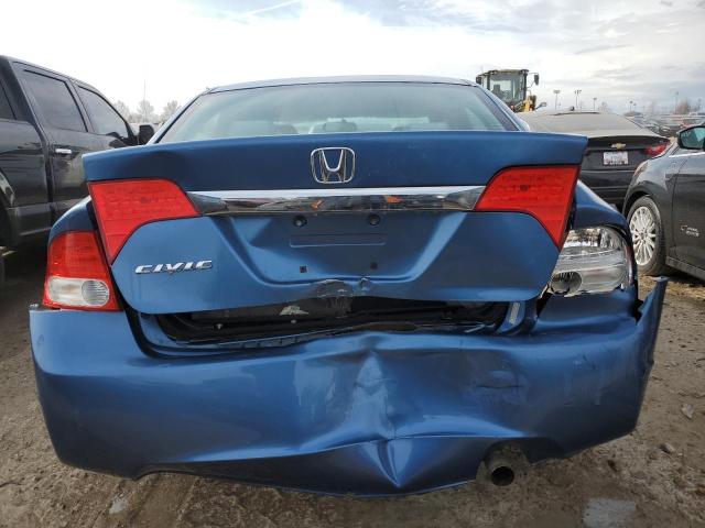 19XFA1F88BE022879 - 2011 HONDA CIVIC EX BLUE photo 6