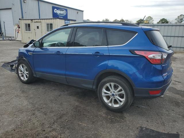 1FMCU0HD5JUA02244 - 2018 FORD ESCAPE SEL BLUE photo 2