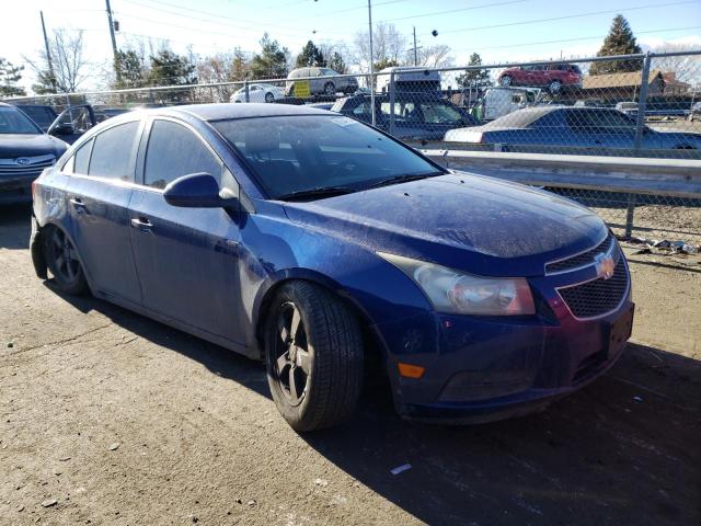 1G1PF5SC5C7118003 - 2012 CHEVROLET CRUZE LT BLUE photo 4