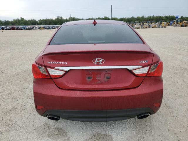 5NPEC4AB0EH944329 - 2014 HYUNDAI SONATA SE RED photo 6