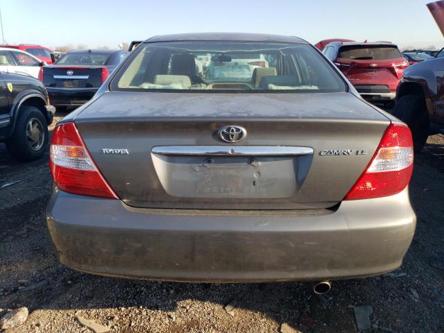 4T1BE32K12U620373 - 2002 TOYOTA CAMRY LE GRAY photo 6