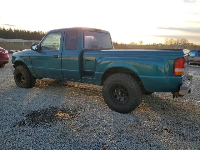 1FTCR15X6RPA78138 - 1994 FORD RANGER SUPER CAB GREEN photo 2