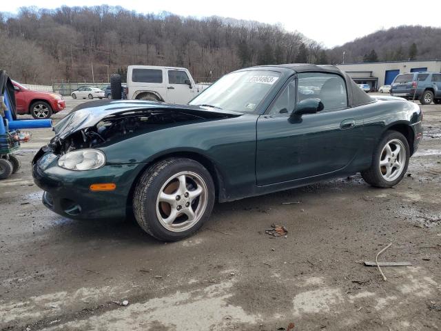 JM1NB353920221748 - 2002 MAZDA MX-5 MIATA BASE GREEN photo 1