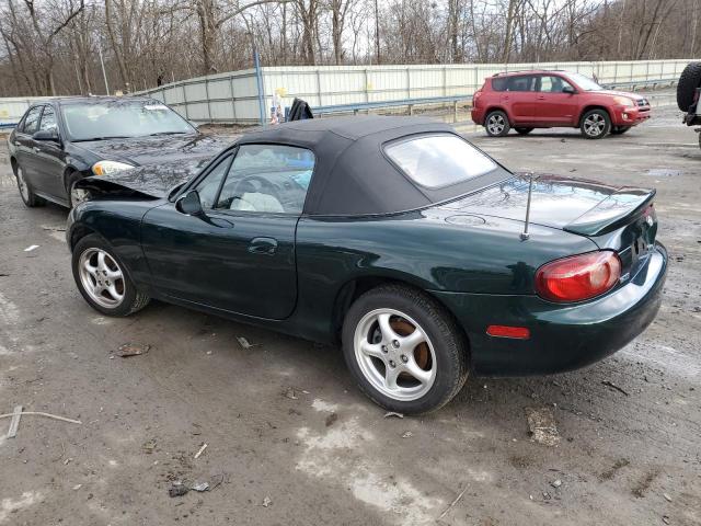 JM1NB353920221748 - 2002 MAZDA MX-5 MIATA BASE GREEN photo 2