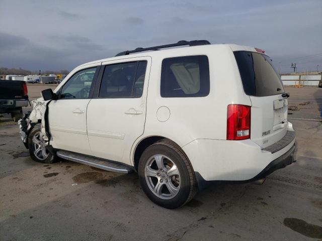 5FNYF3H59CB038657 - 2012 HONDA PILOT EXL WHITE photo 2