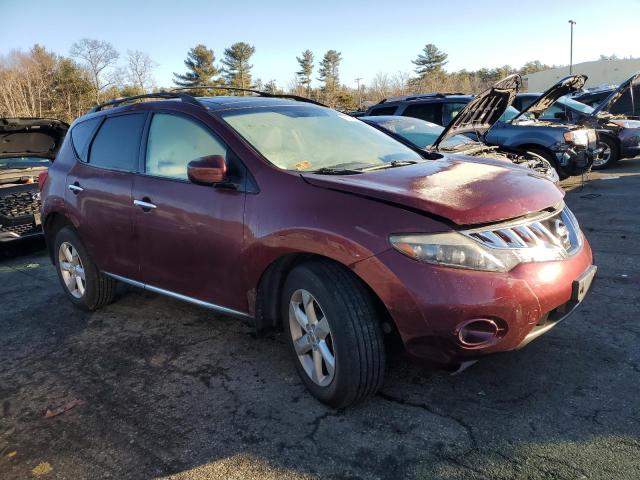 JN8AZ1MW7AW133243 - 2010 NISSAN MURANO S RED photo 4