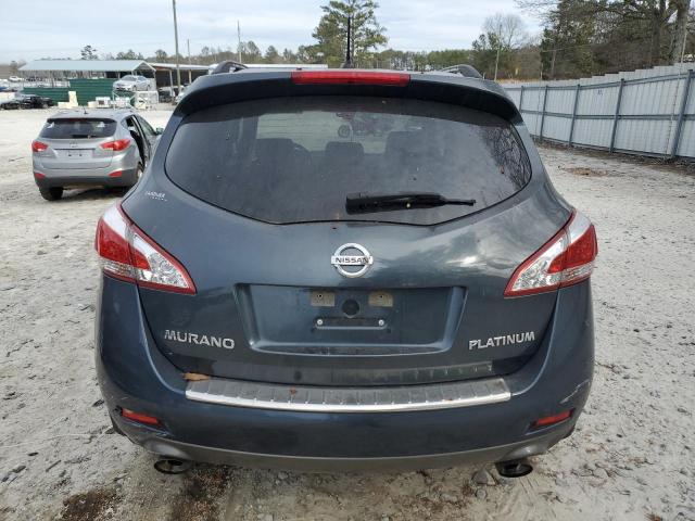 JN8AZ1MU8DW214125 - 2013 NISSAN MURANO S BLUE photo 6