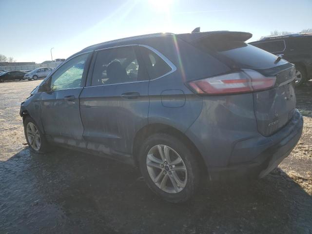 2FMPK4J92KBC38801 - 2019 FORD EDGE SEL BLUE photo 2